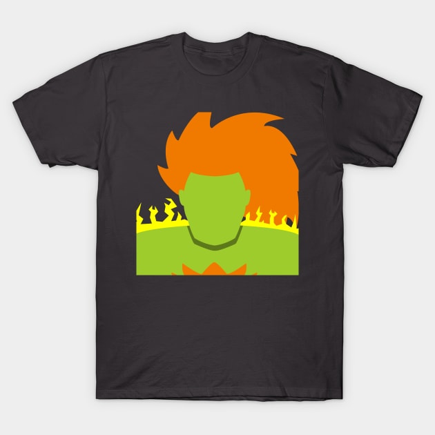 Blanka Vector T-Shirt by MagicFlounder